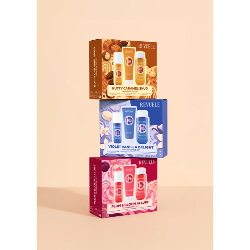 Revuele Plum & Bloom Allure Fragrance Trio Set подаръчен комплект за тяло за жени