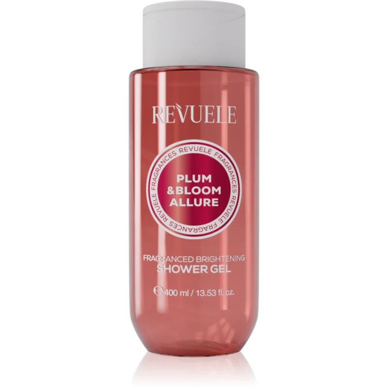 Revuele Plum & Bloom Allure Fragranced Brightening Shower Gel парфюмиран душ гел с озаряващ ефект за жени 400 мл.