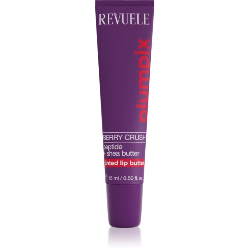 Revuele Plumpix Berry Crush тониращ балсам за устни цвят Sheer Berry 15 мл.
