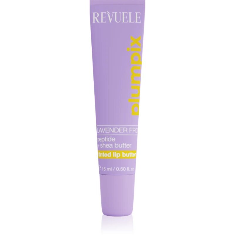 Revuele Plumpix Lavender Frost тониращ балсам за устни цвят Silver Shimmer 15 мл.