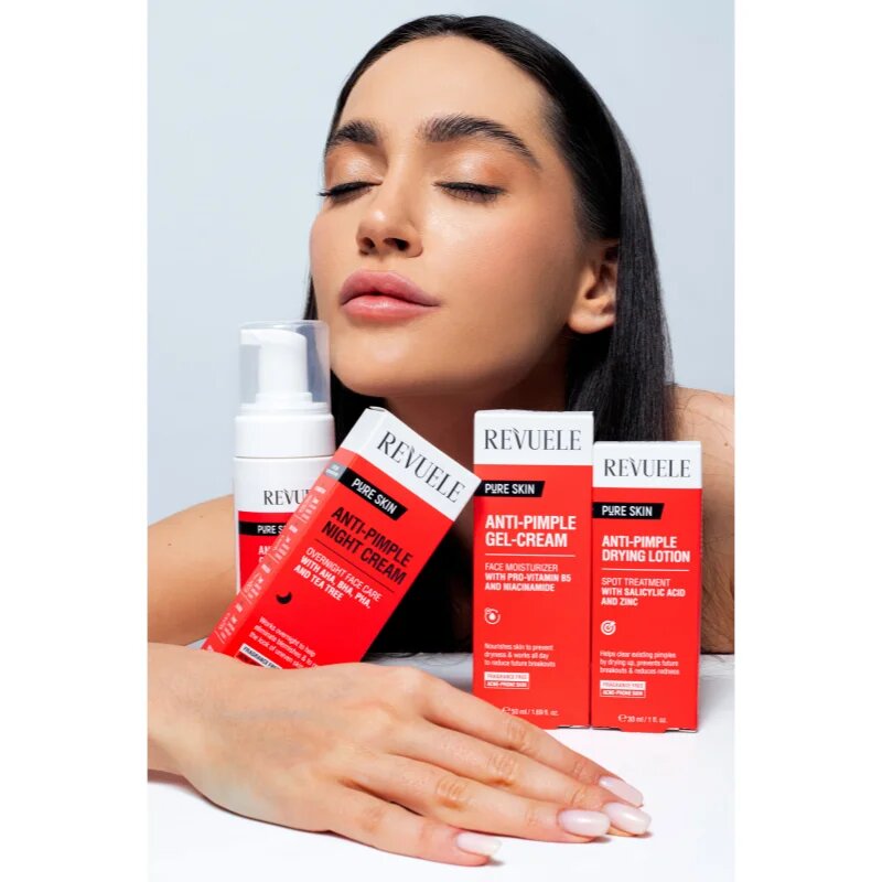Revuele Pure Skin Anti-Pimple нощен крем против акне 50 мл.