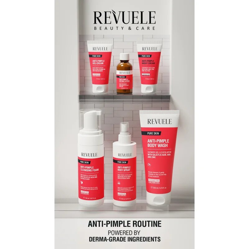 Revuele Pure Skin Anti-Pimple почистваща пяна за проблемна кожа акне 150 мл.