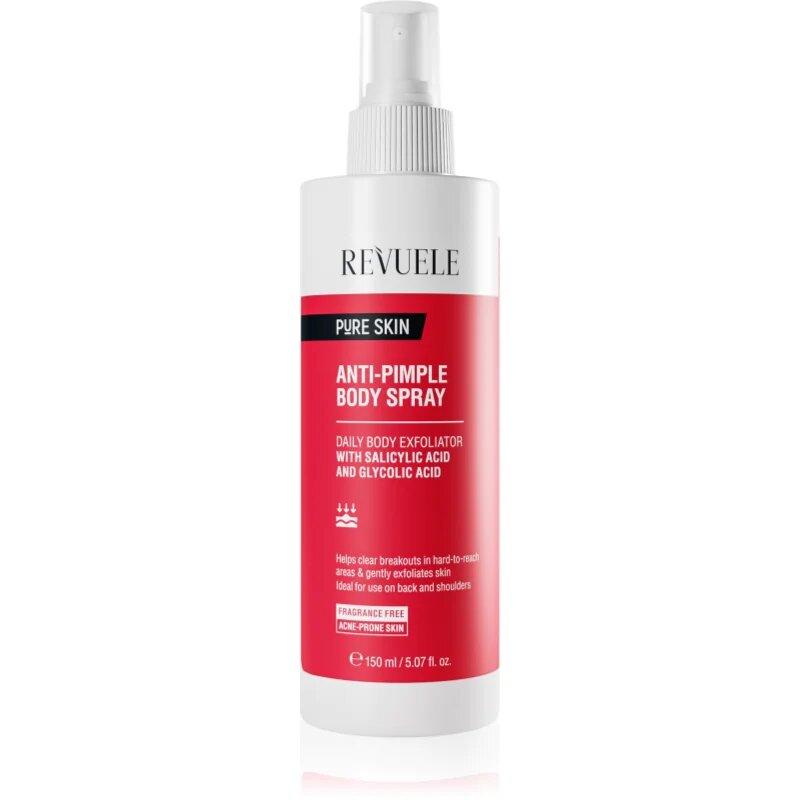 Revuele Pure Skin Anti-Pimple спрей за тяло против акне 150 мл.