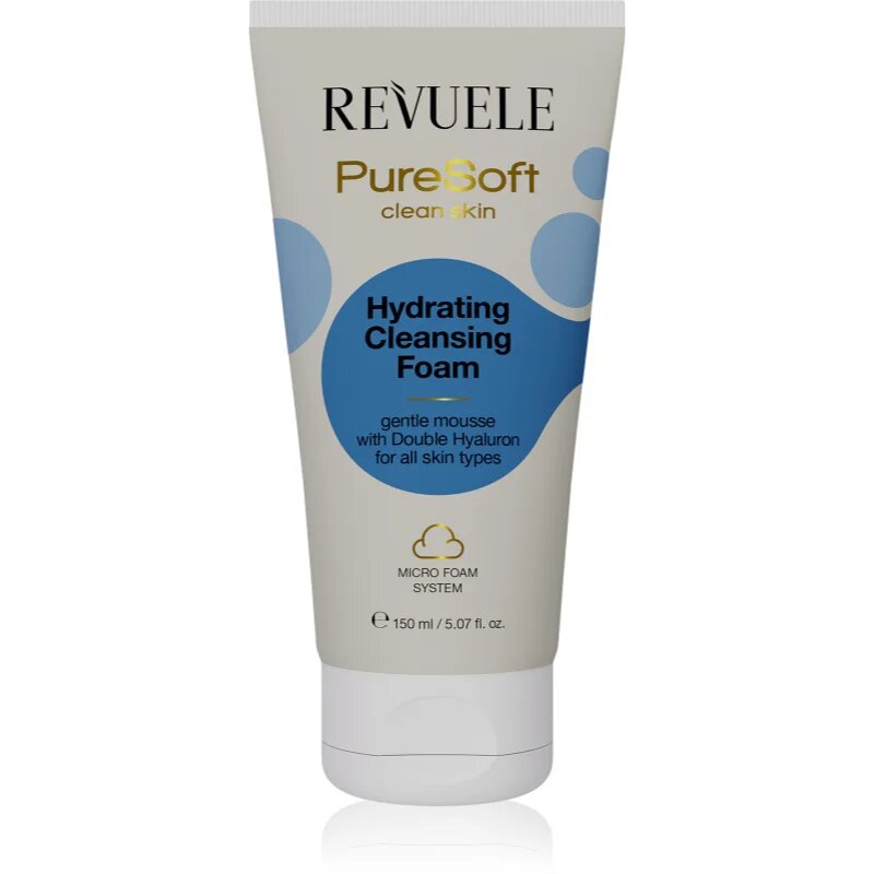 Revuele PureSoft Clean Skin хидратираща почистваща пяна за лице 150 мл.
