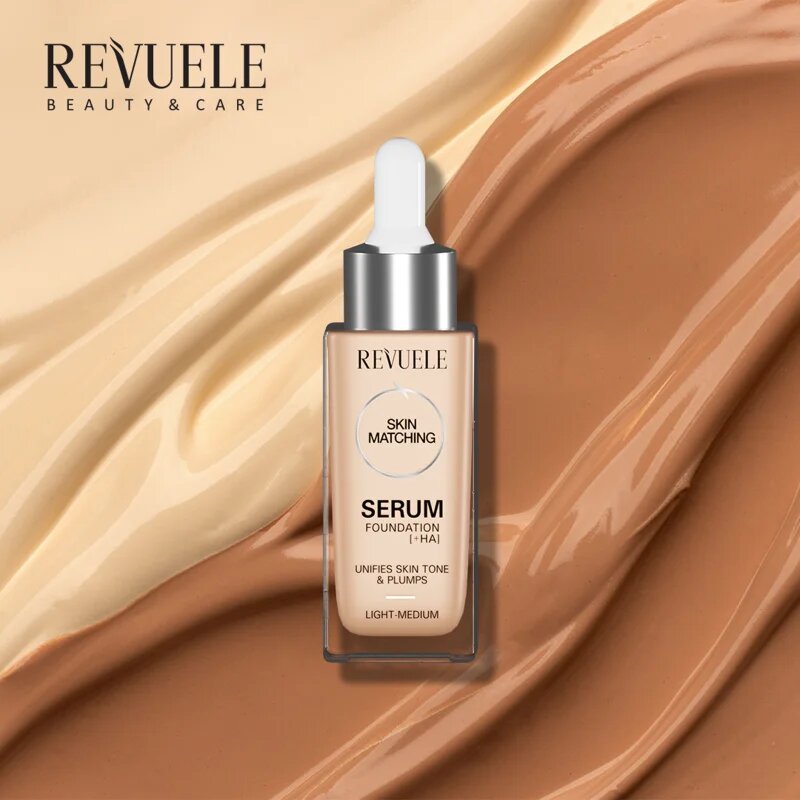 Revuele Serum Foundation [+HA] хидратиращ фон дьо тен да уеднакви цвета на кожата цвят Medium-Tan 30 мл.