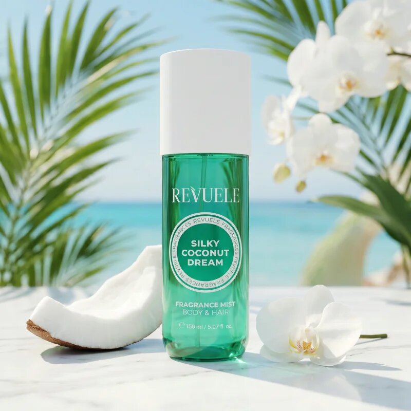 Revuele Silky Coconut Dream Fragrance Mist парфюмна мъгла за тяло и коса за жени 150 мл.