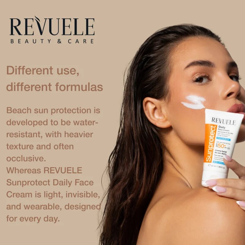 Revuele Sunprotect Oil Control защитен крем за лице за мазна кожа SPF 50+ 50 мл.