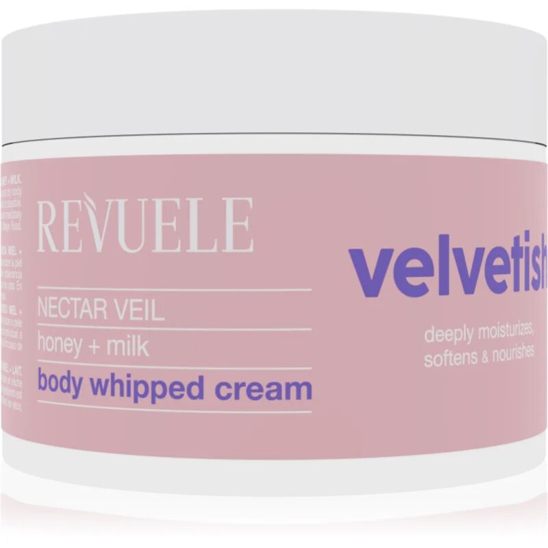 Revuele Velvetish Nectar Veil Body Whipped Cream хидратиращ лосион за тяло Honey + Milk 300 мл.