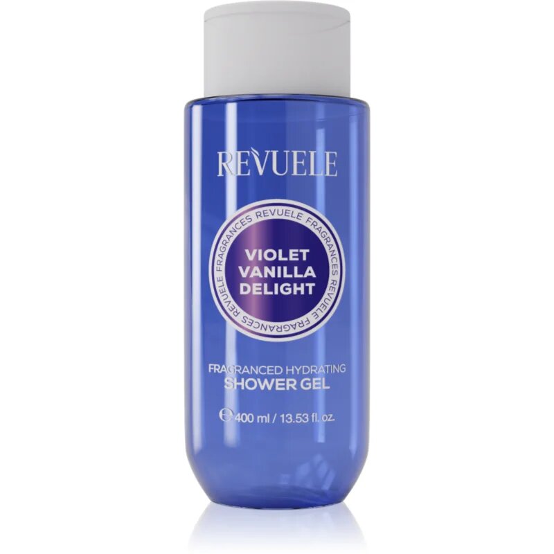Revuele Violet Vanilla Delight Fragranced Hydrating Shower Gel парфюмиран душ гел с хидратиращ ефект за жени 400 мл.