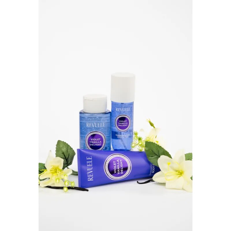 Revuele Violet Vanilla Delight Fragranced Hydrating Shower Gel парфюмиран душ гел с хидратиращ ефект за жени 400 мл.