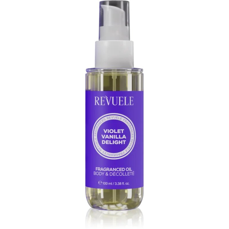 Revuele Violet Vanilla Delight Fragranced Oil парфюмирано масло за тяло 100 мл.