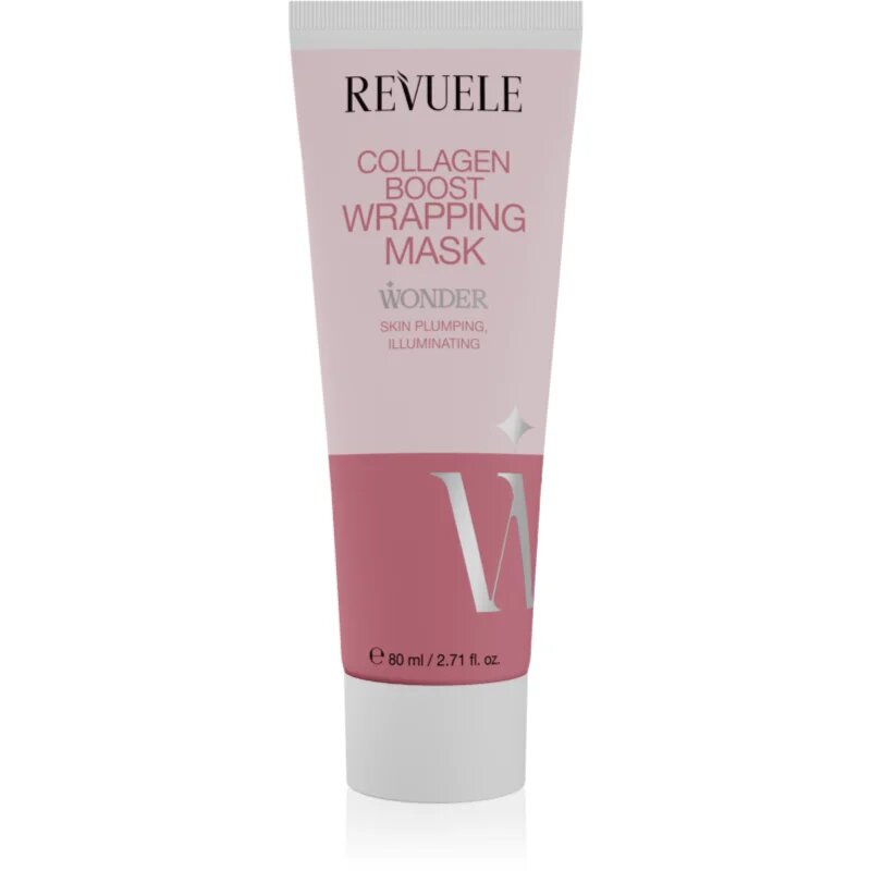 Revuele Wonder Collagen Boost Wrapping Mask нощна маска за освежаване и изглаждане на кожата 80 мл.