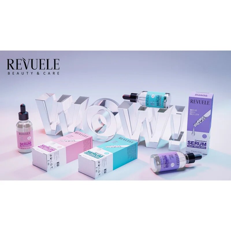 Revuele WOW! Skin Beauty Concentrated Serum Pore Minimizing изглаждащ серум за мазна и проблемна кожа 30 мл.