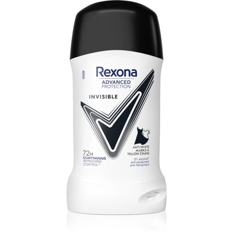 Rexona Advanced Protection Invisible твърд антиперспирант срещу бели и жълти петна 50 мл.