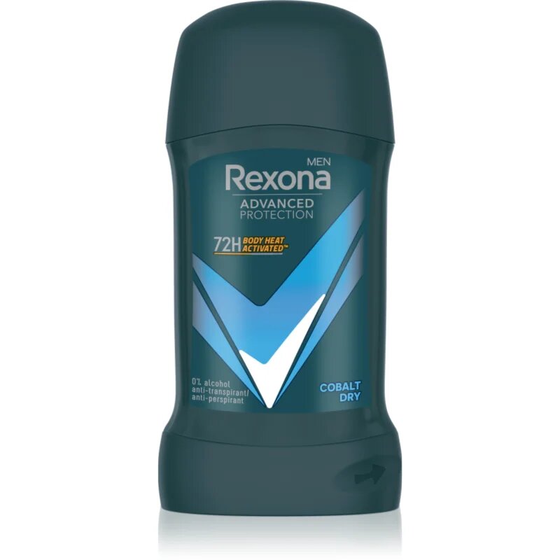 Rexona Men Advanced Protection Cobalt Dry твърд антиперспирант 72 ч. за мъже Cobalt Dry 50 мл.