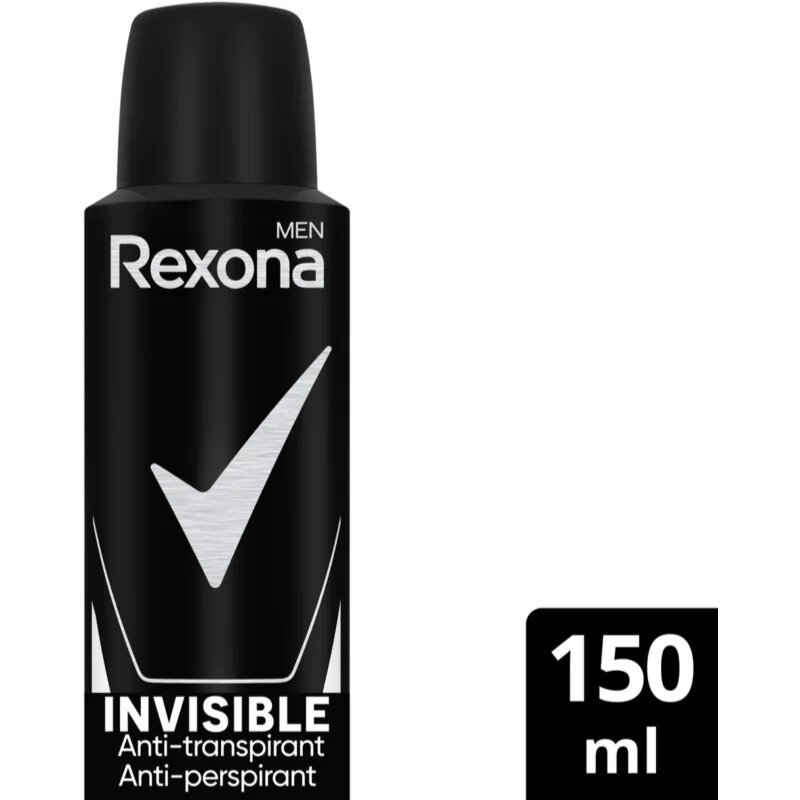 Rexona Men Invisible антиперспирант-спрей срещу бели петна 150 мл.