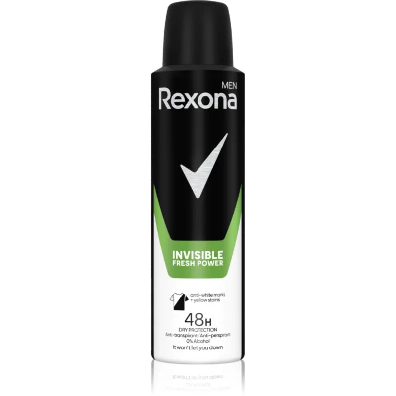 Rexona Men Invisible Fresh Power антиперспирант-спрей за мъже 150 мл.