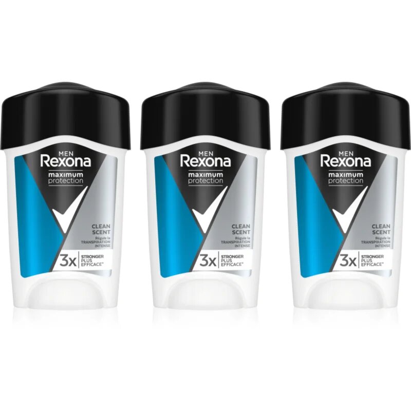 Rexona Men Maximum Protection Clean Scent крем-антиперспирант срещу силно изпотяване за мъже