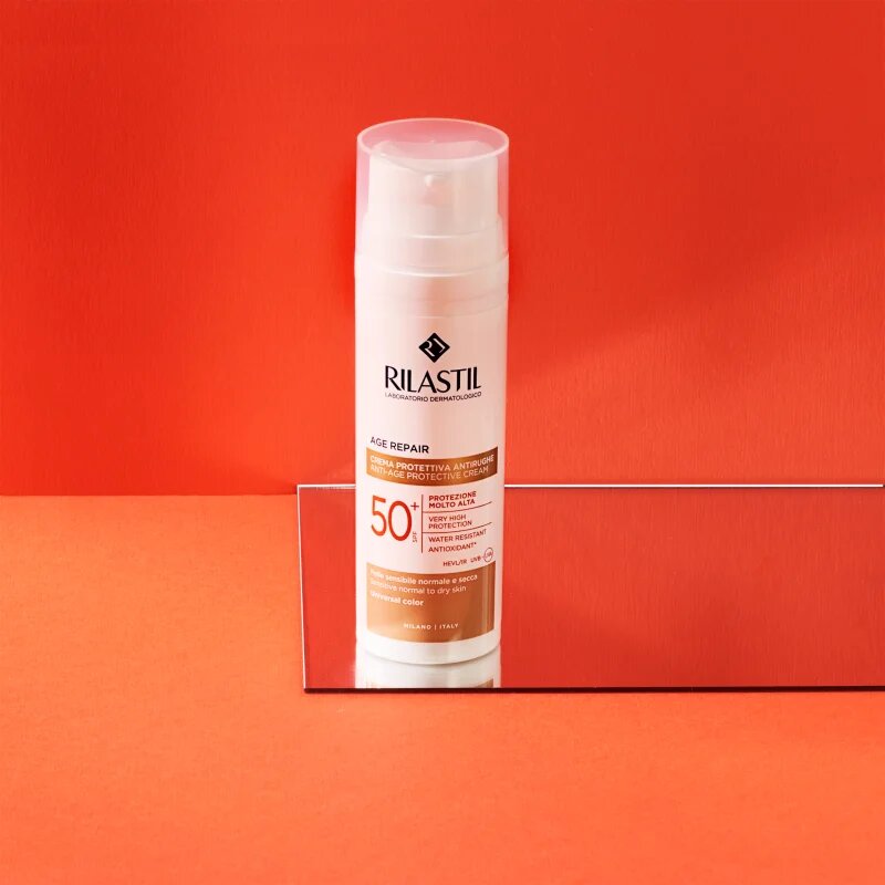 Rilastil Age Repair SPF 50+ защитен тониращ крем за лице SPF 50+ 50 мл.