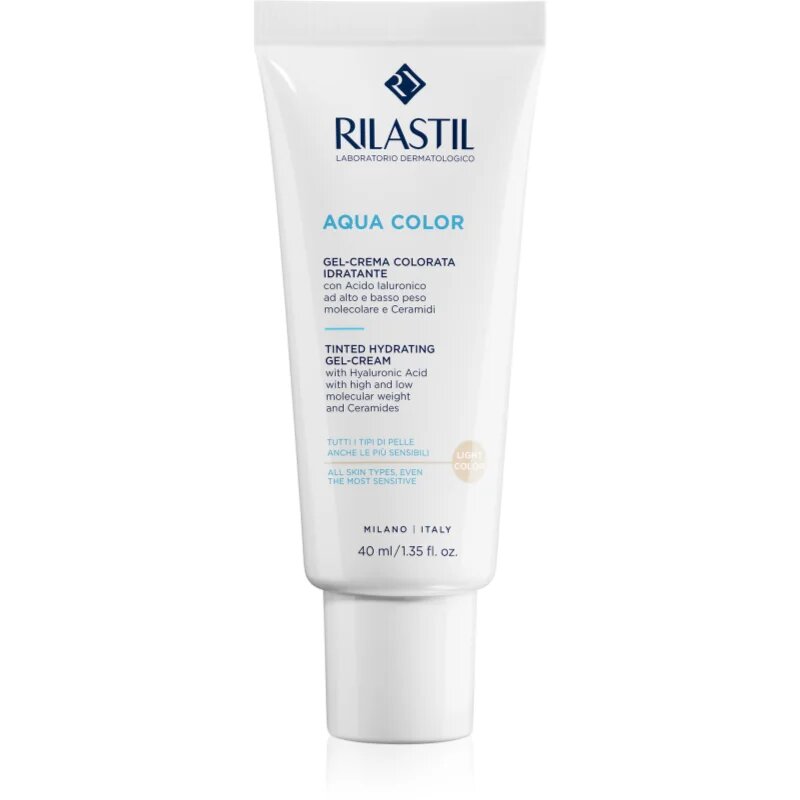 Rilastil Aqua Color тониращ гел-крем с хидратиращ ефект цвят Light 40 мл.