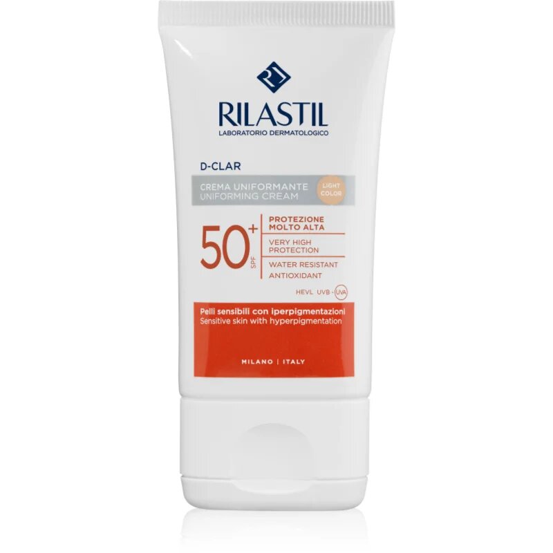 Rilastil D-Clar защитен тониращ крем против пигментни петна SPF 50+ цвят Light 40 мл.