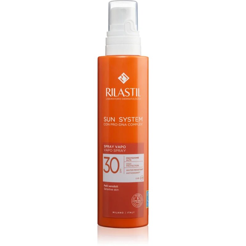Rilastil Sun System лосион за слънце в спрей SPF 30 200 мл.