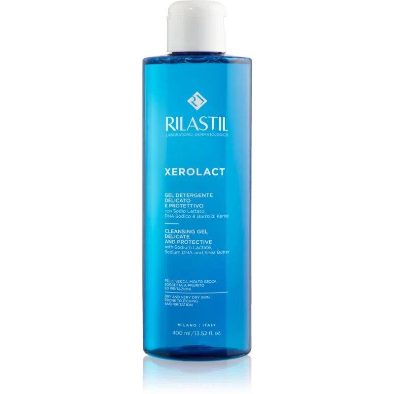 Rilastil Xerolact Cleansing Gel лек почистващ гел за суха или много суха кожа 400 мл.