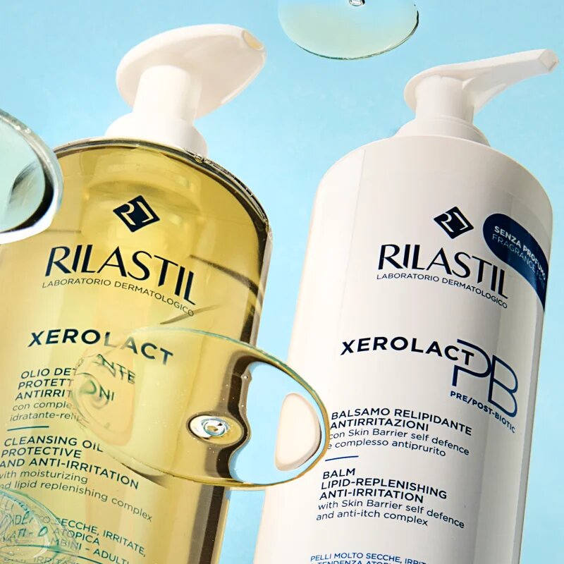 Rilastil Xerolact Cleansing Oil почистващо олио за суха към атопична кожа 1000 мл.