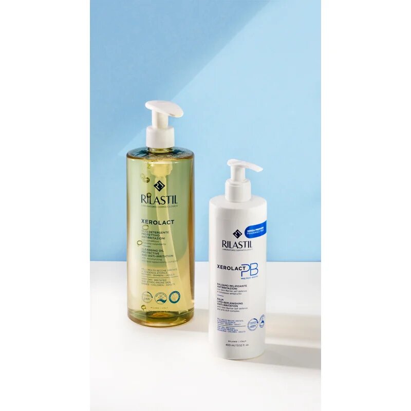 Rilastil Xerolact Cleansing Oil почистващо олио за суха към атопична кожа 1000 мл.