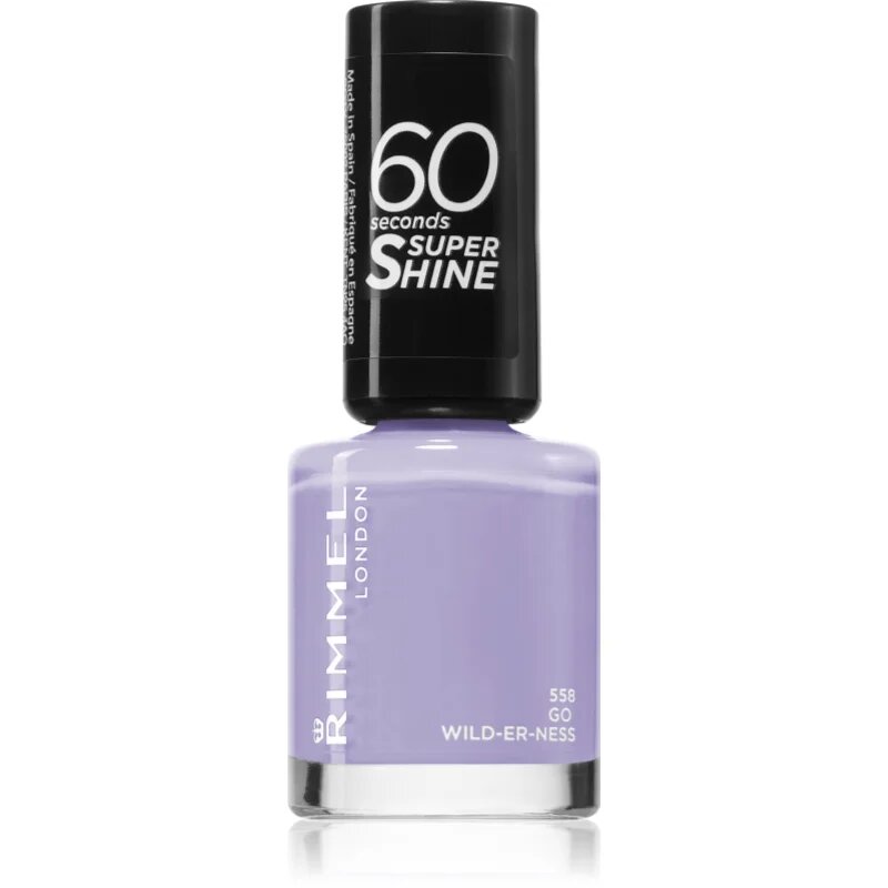 Rimmel 60 Seconds By Rita Ora лак за нокти цвят 558 Go Wild-Er-Ness 8 мл.