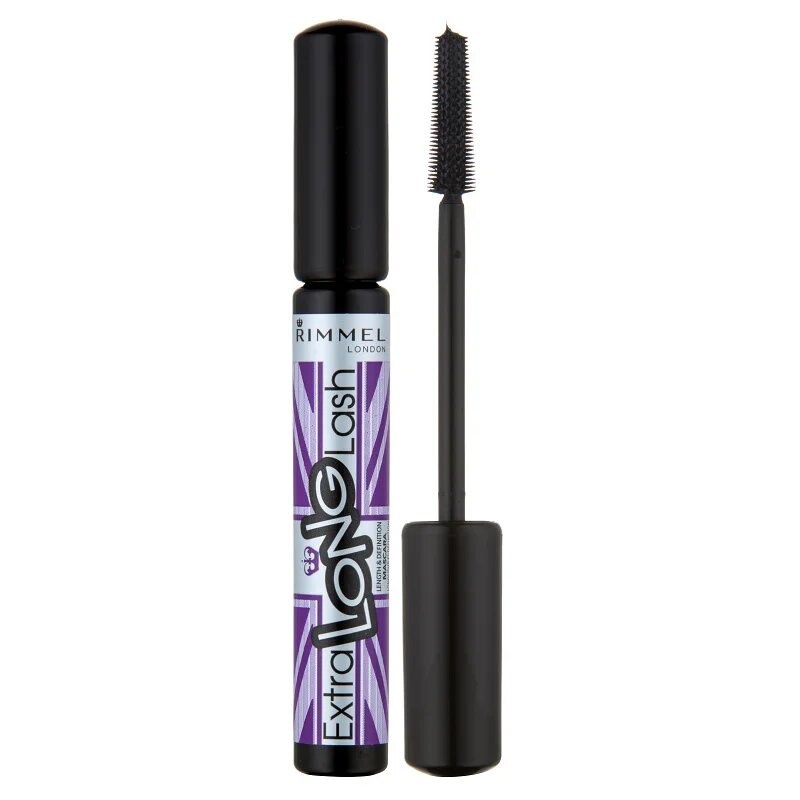Rimmel Extra Long Lash спирала за удължаване и разделяне на миглите цвят 003 Extreme Black 8 мл.