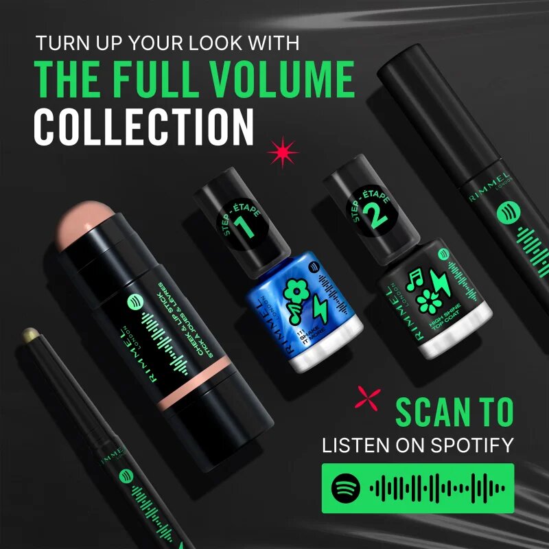 Rimmel Full Volume Collection спирала за обем екстра черна цвят 001 Black 8 мл.