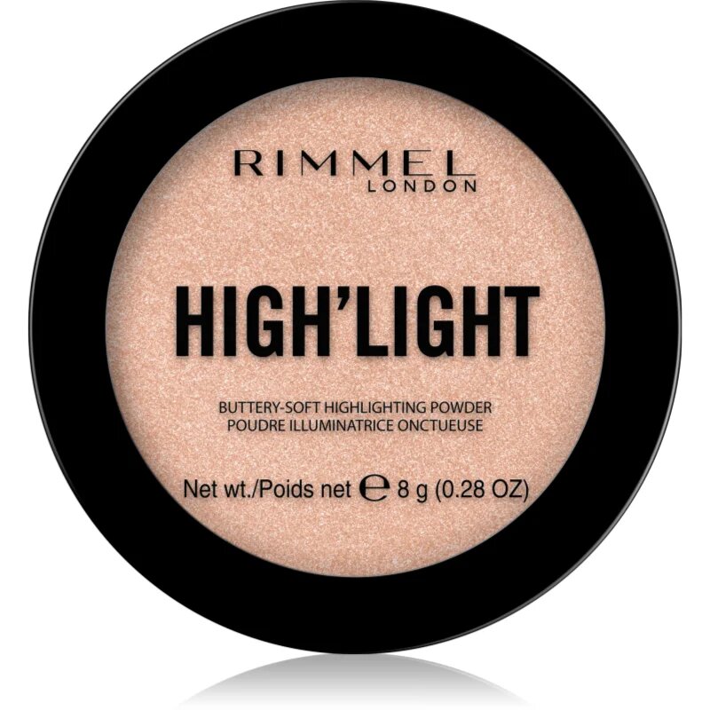 Rimmel High'light компактна озаряваща пудра цвят 002 Candelit 8 гр.