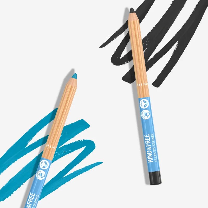 Rimmel Kind & Free молив за очи с интензивен цвят цвят 6 Anime Blue 11 гр.