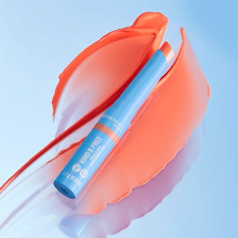 Rimmel Kind & Free тониращ балсам за устни цвят 003 Tropical Spark 17 гр.