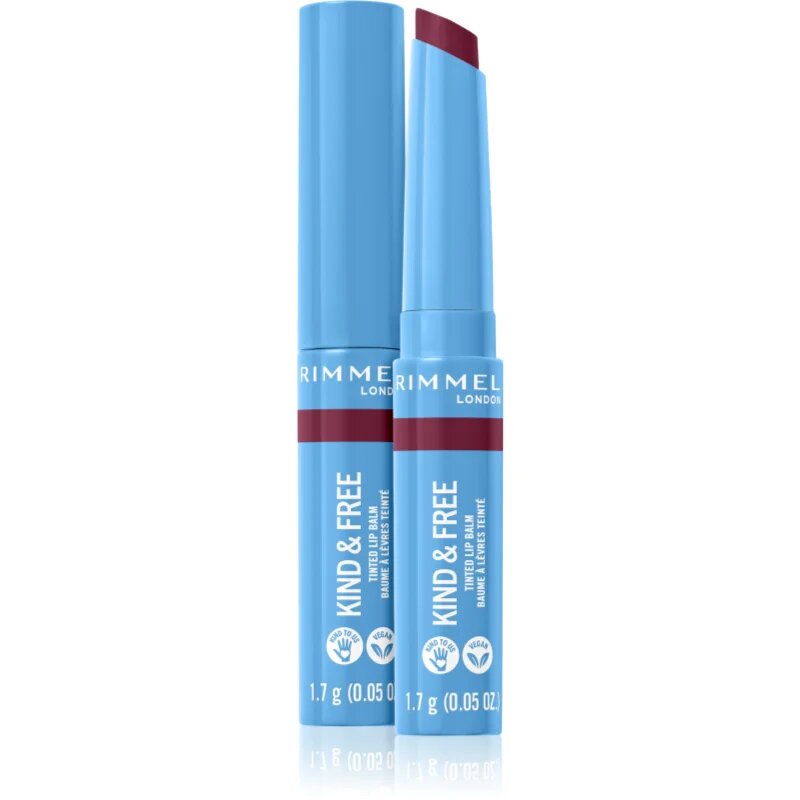 Rimmel Kind & Free тониращ балсам за устни цвят 006 Berry Twist 17 гр.