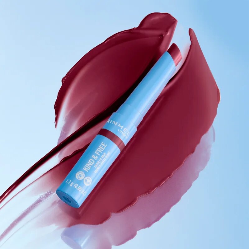Rimmel Kind & Free тониращ балсам за устни цвят 006 Berry Twist 17 гр.
