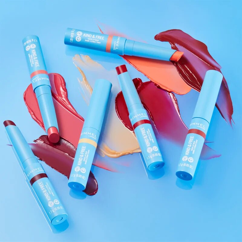 Rimmel Kind & Free тониращ балсам за устни цвят 006 Berry Twist 17 гр.