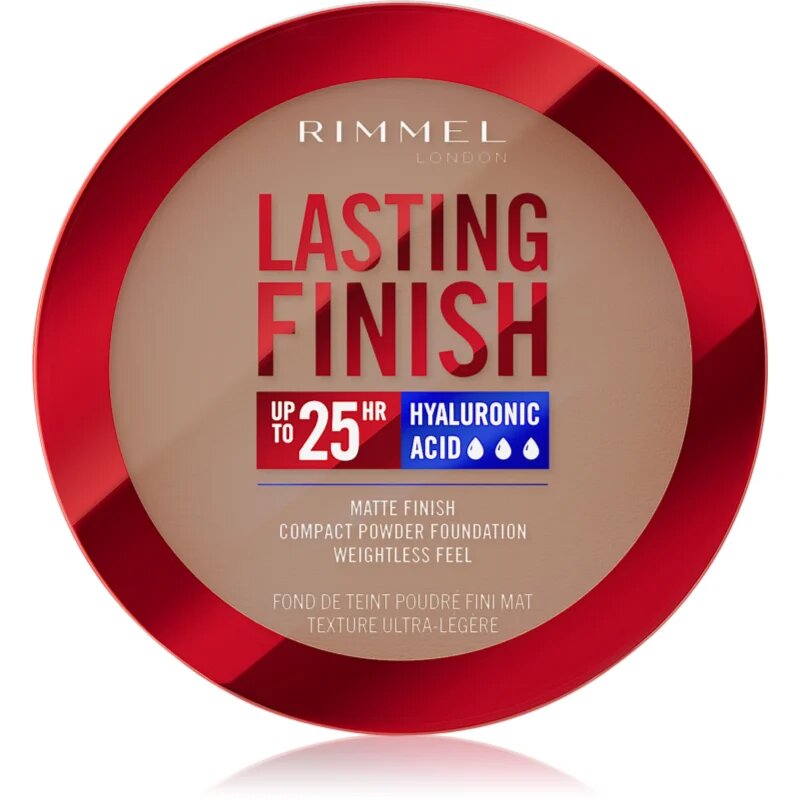 Rimmel Lasting Finish 25H компактна пудра SPF 20 цвят 011 Caramel 7 гр.