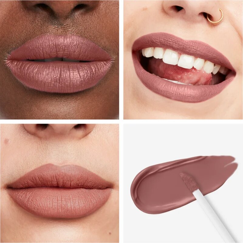 Rimmel Lasting Mega Matte леко течно матиращо червило 16 часа цвят Strapless 74 мл.