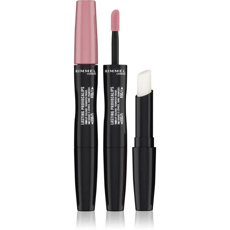 Rimmel Lasting Provocalips Double Ended дълготрайно червило цвят 220 Come Up Roses 35 гр.