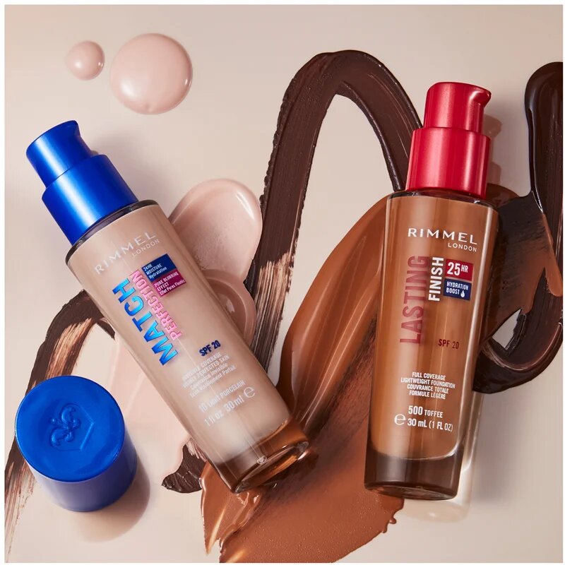 Rimmel Match Perfection течен фон дьо тен SPF 20 цвят 101 Classic Ivory 30 мл.