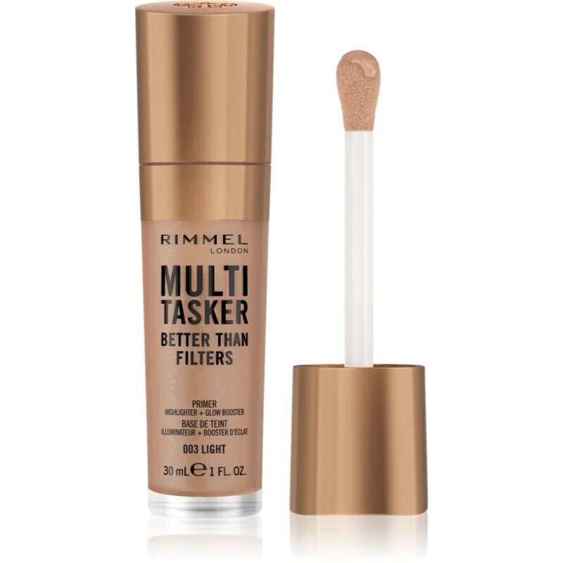 Rimmel Multi-Tasker Better Than Filters озаряваща база да уеднакви цвета на кожата цвят 003 Light 30 мл.
