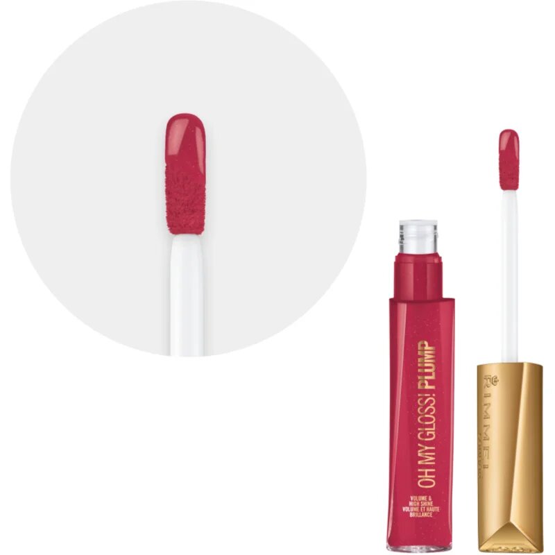 Rimmel Oh My Gloss! Plump блясък за устни цвят Raspberry Sundae 6.5 мл.