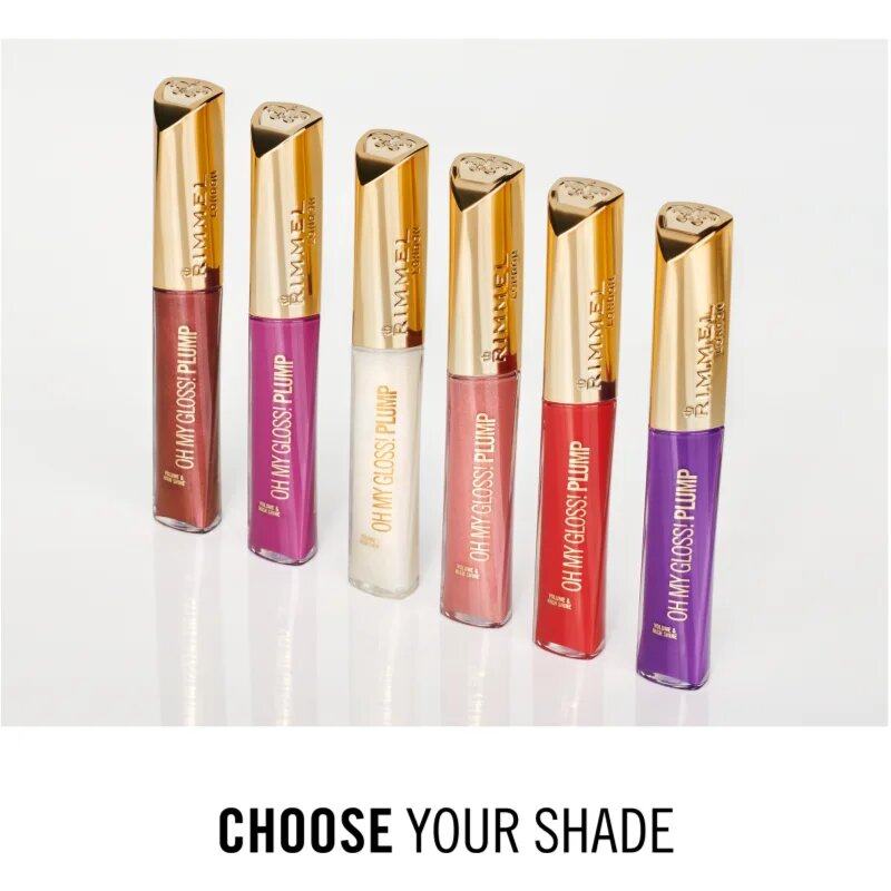Rimmel Oh My Gloss! Plump блясък за устни цвят Spiced Nude 6.5 мл.