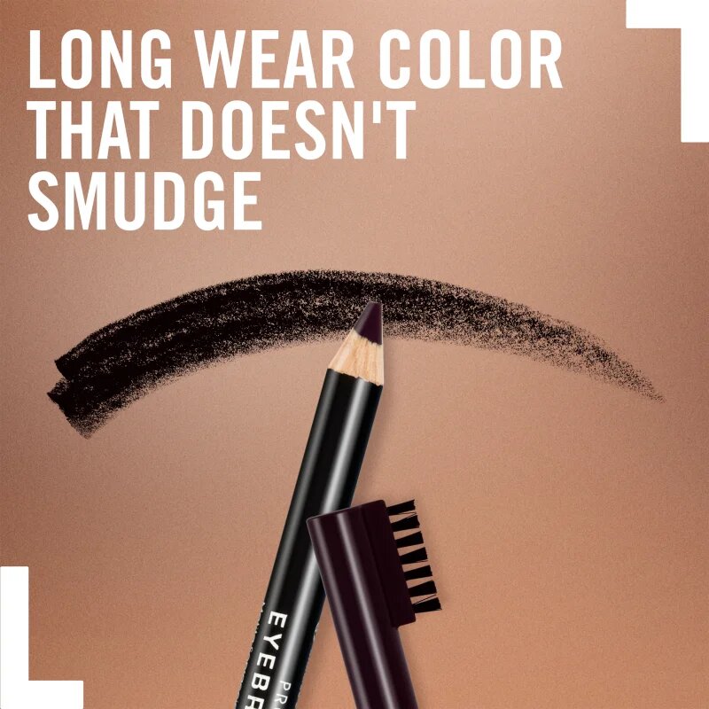 Rimmel Professional молив за вежди цвят 001 Dark Brown 1.4 гр.
