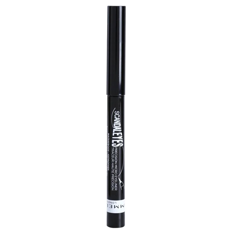Rimmel ScandalEyes Micro течни очни линии водоустойчиви цвят 001 Black 1.1 мл.