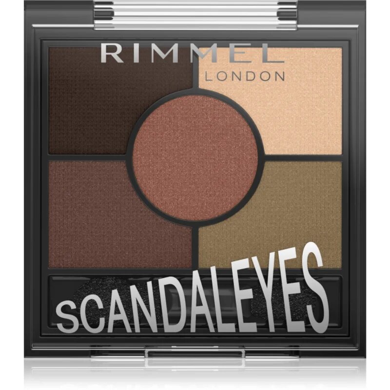 Rimmel ScandalEyes палитра сенки за очи цвят 002 Brixton Brown 3.8 гр.