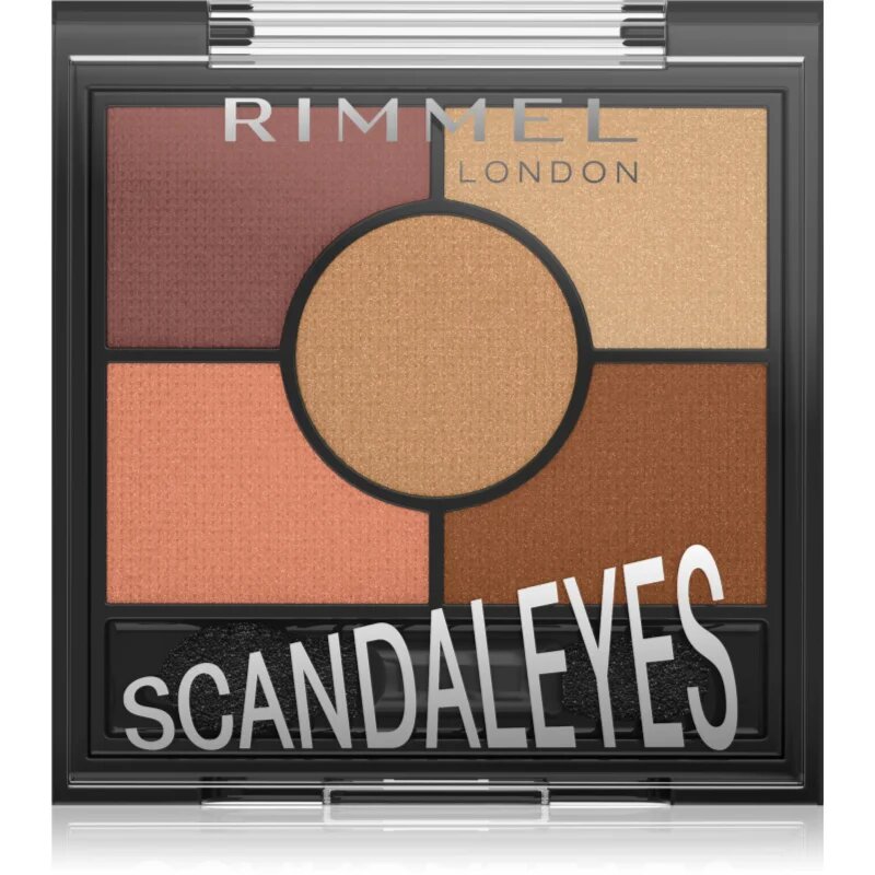 Rimmel ScandalEyes палитра сенки за очи цвят 005 Sunset Bronze 3.8 гр.