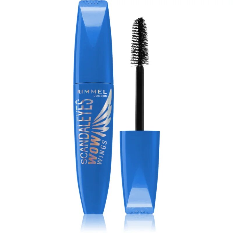 Rimmel ScandalEyes WOW Wings водоустойчива спирала за обем и извиване на мигли цвят Black 12 мл.